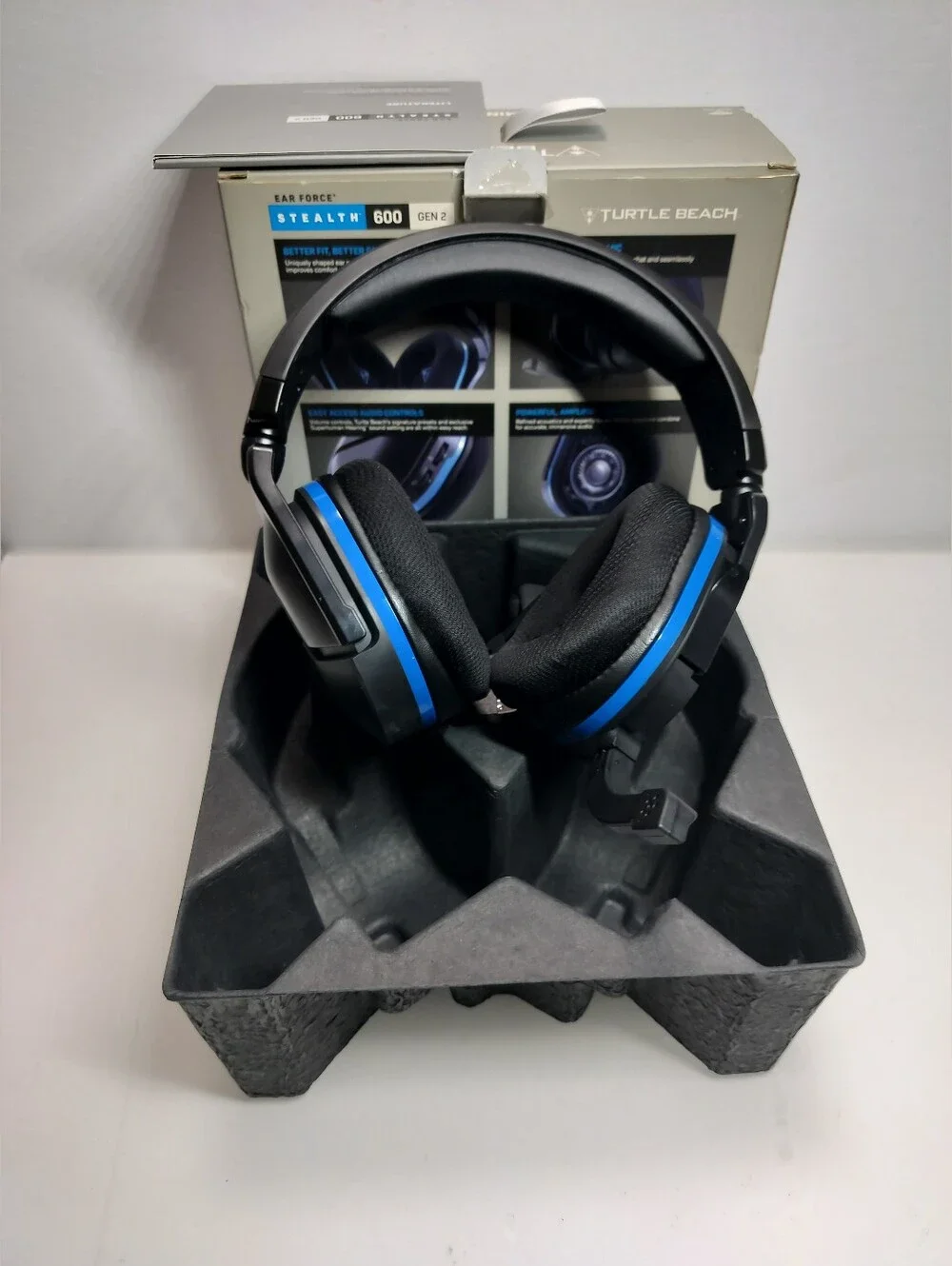 Turtle Beach Stealth 600 Gen 2 Wireless Gaming Headset PS5 PS4 Black NEW Open Bo